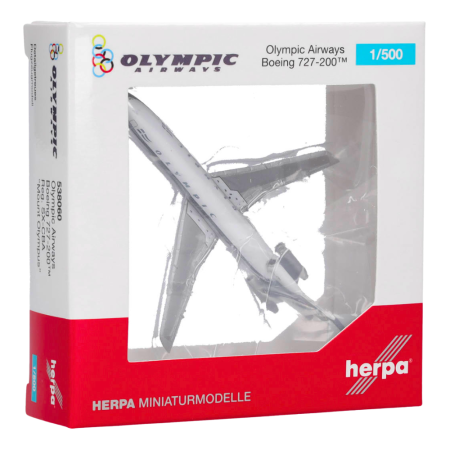Preview: Herpa Wings Flugzeugmodell Olympic Airways Boeing 727-200 (1:500)
